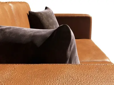 leather sofa 3D model shop