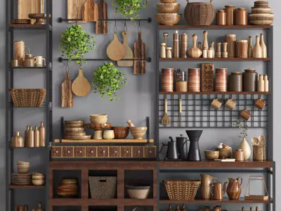 kitchen accessories015 3D model