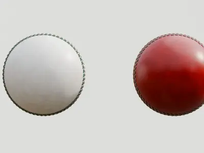 Cricket Ball 3D model