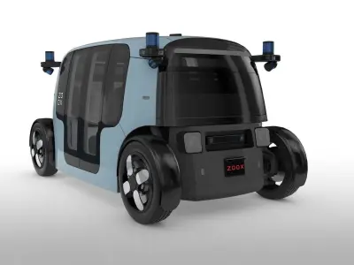 Zoox Autonomous Car  3D model