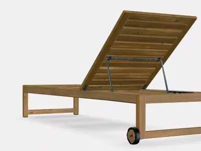 NAMMARO Sun lounger Low-poly 3D model