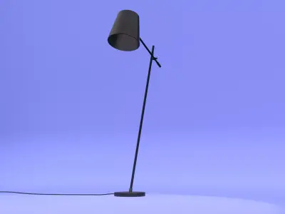 PBR Floor Lamp 3D model