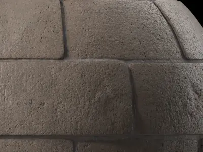 Pavement Materials 108- Concrete Paving - Sbsar Pbr 4k Seamless Texture