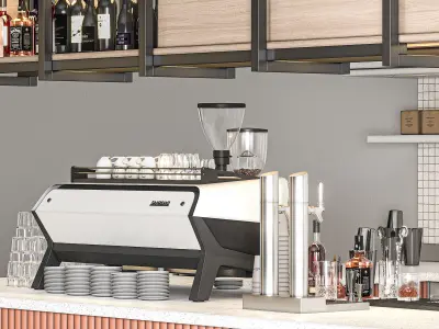 Coffee Shop 06 3D model