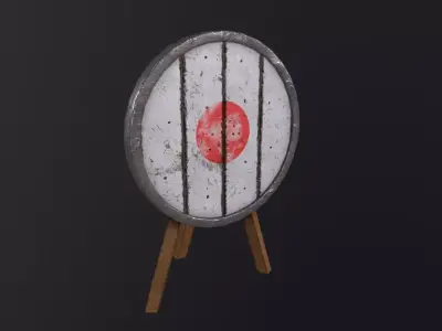 Target 3D Model Low-poly 3D model