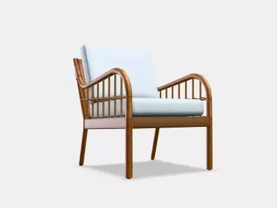HOLMSTA - FROKNABO Armchair Low-poly 3D model