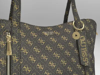 Guess Naya handbag 3D model
