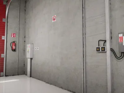 Pitstopgarage Interior  3D model