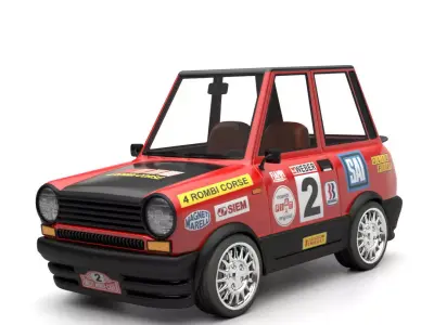 Toon Rally Racer 3D model