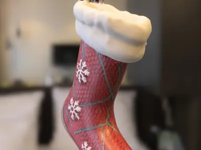 hristmas Stocking Ornament 3D model