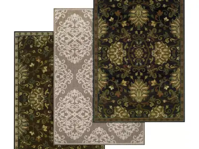 Rug Set 1292 3D model