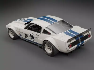 1965 Mustang RK1 3D model
