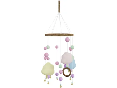 Rotating Ornament Low-poly 3D model