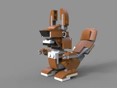 Lego Animals pack 1 3D model