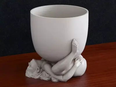  Female Planter 3D print model