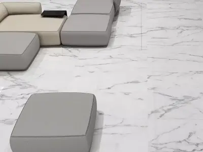 Seamless Calacatta White Marble Texture  Texture