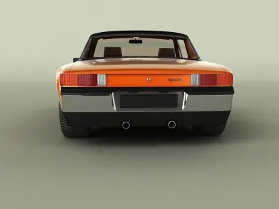 Porsche 914-6 GT 3D model