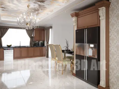 kitchen design 3D model