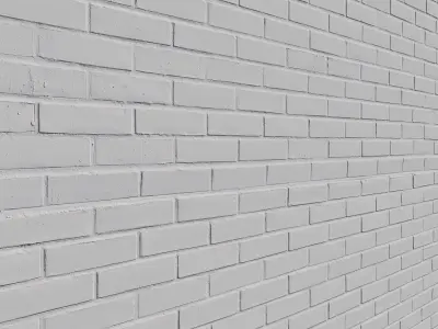 Ultra realistic Brick wall Scan model  3D model
