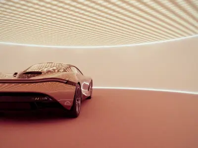 showroom modern - redroom - corona 2019 3D model
