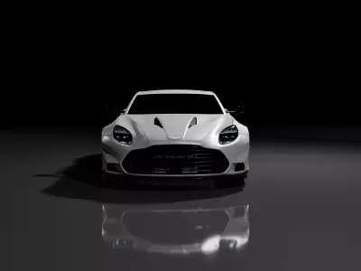 HighPoly ASTON MARTIN vanquish Model Render Animation 3dprint 3D model