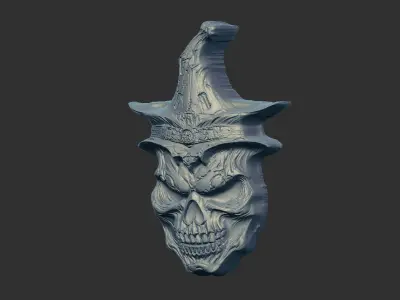 scary face cnc  3D print model