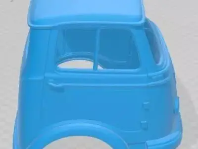 Mercedes Benz LP 322 1963 Printable Body Cabin Truck 3D print model