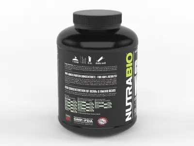 Protein Powder 3D model