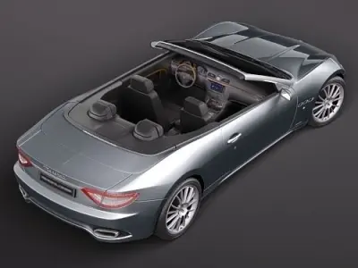Maserati GranCabrio 2011 3D model