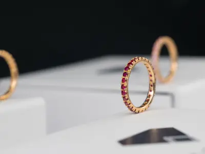 ETERNITY RINGS 3D print model
