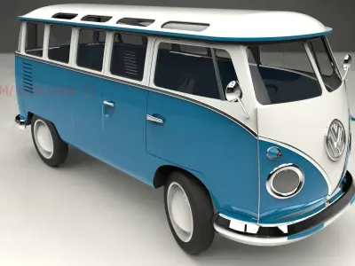VW Transported T1 1950 3D model