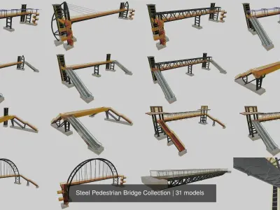Steel Pedestrian Bridge Collection