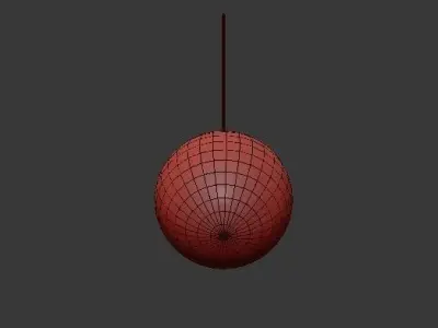 ClassiCon ball hanging from string 3D model