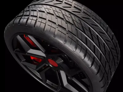 rubber tire 3D model