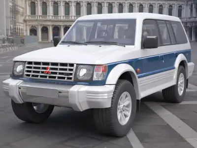 Mitsubishi Pajero 1991 3D model