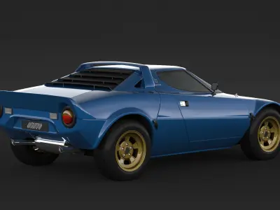 Lancia Stratos HF 3D model