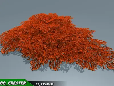 Under Water Plant Collection Pack Low Poly 3D Model Low-poly 3D model