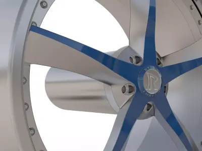 RUCCI FORGED Swoops WHEEL 3D PRINT MODEL  3D print model