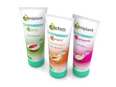 Cosmetic cream tube  3D model