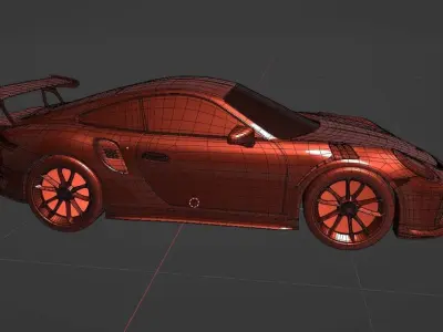 Porshche 911 Gt3 Rs 2018 3D model