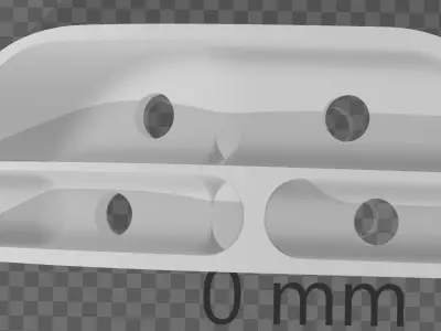 Rc 10 subaru 99 wrc light buckets front rear any scale 3d print 3D print model