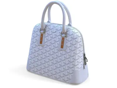 Goyard Vendome Bag White Low-poly 3D model