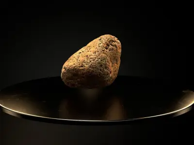 Cool Smooth Stone Pack vol01 Low-poly 3D model