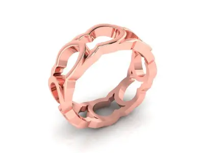 Mosque muslim ring model 3 3D print model