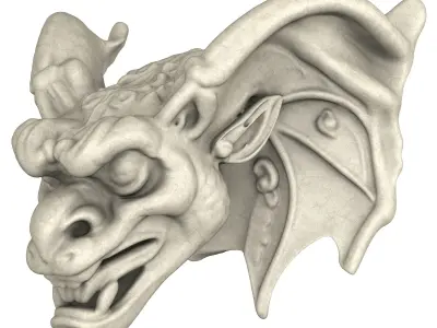 Gargoyle Head 3D model