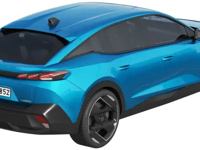 Peugeot 408 2022 3D model