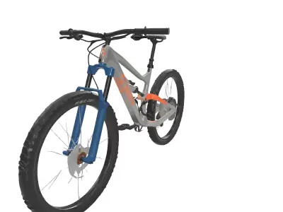 Cycling Mountain Bike 3D Model 3D model