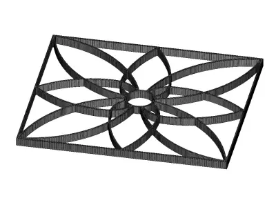 Plastic Gorgeous Window Grill Toy 3D model