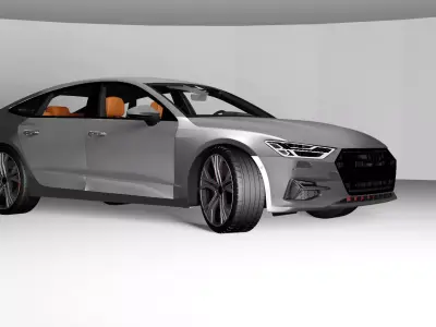 Audi a7 3D model 2