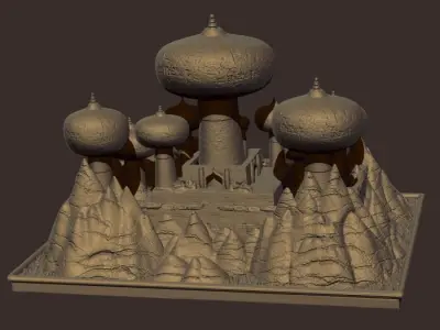 Agrabah City Free 3D model